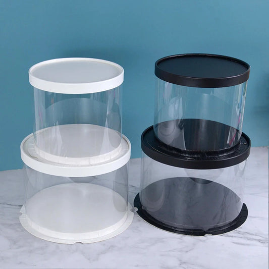 4/6 Zoll PVC Klare Kuchenboxen