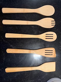 Holz Kochutensilien-set  Personalisierbar